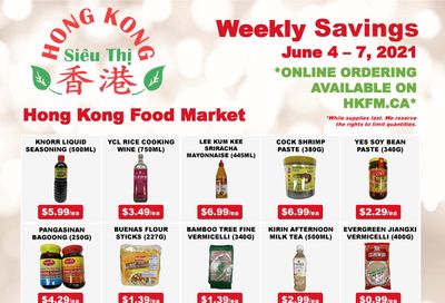 Hong Kong Food Market Flyer June 4 to 7