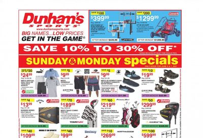 Dunham's Sports Weekly Ad Flyer June 5 to June 10