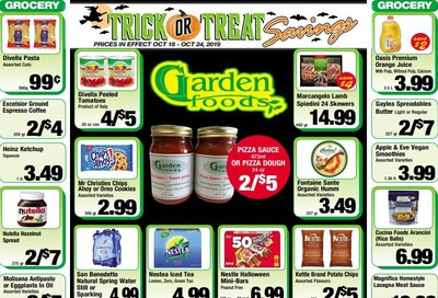 Garden Foods Flyer October 18 to 24