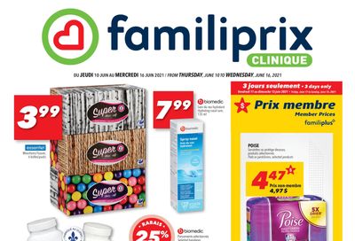 Familiprix Clinique Flyer June 10 to 16