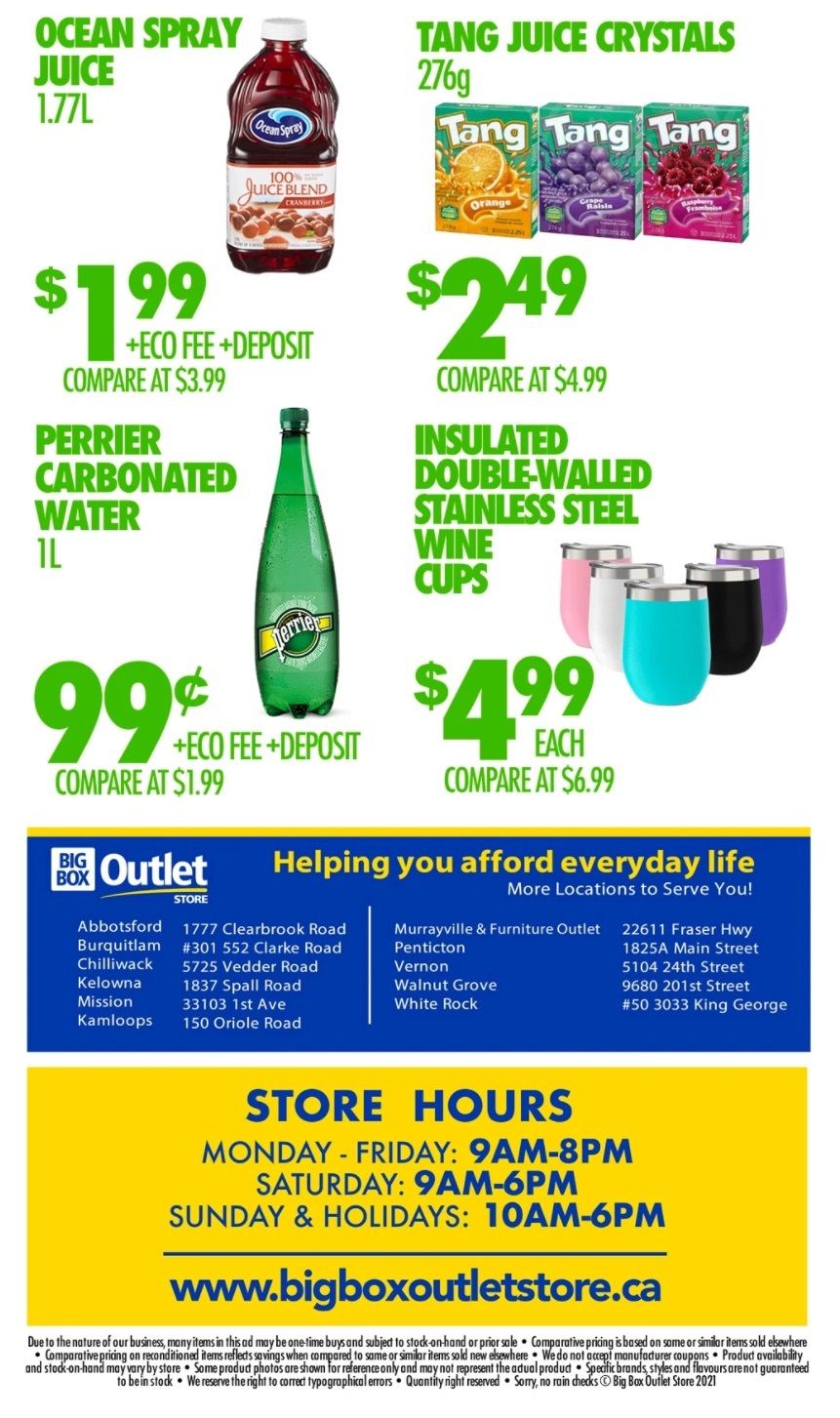 Big Box Outlet Store Flyer June 9 to 15