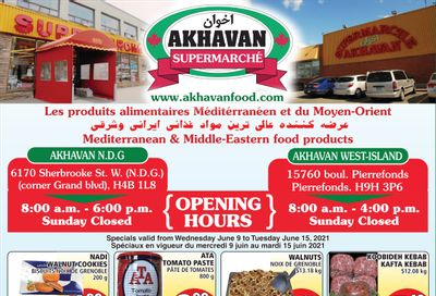 Akhavan Supermarche Flyer June 9 to 15
