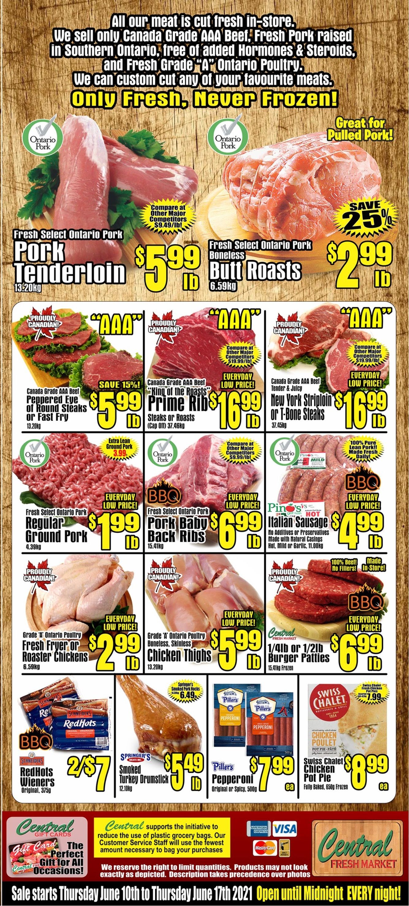 Central Fresh Market Flyer June 10 to 17