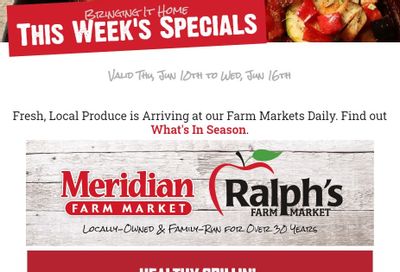 Meridian Farm Market Flyer June 10 to 16