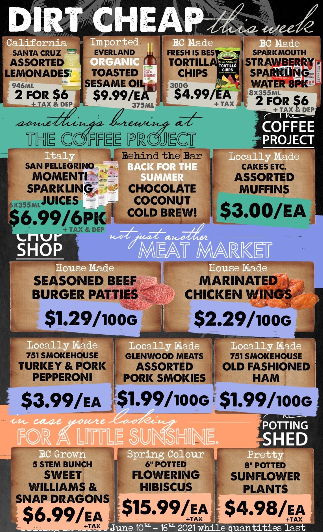 The Root Cellar Flyer June 10 to 16