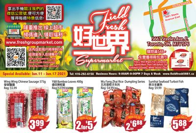 Field Fresh Supermarket Flyer June 11 to 17