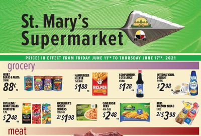 St. Mary's Supermarket Flyer June 11 to 17