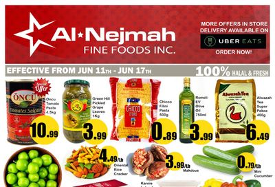 Alnejmah Fine Foods Inc. Flyer June 11 to 17