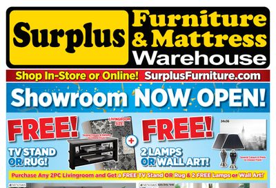 Surplus Furniture & Mattress Warehouse (Thunder Bay & Sault Ste Marie) Flyer June 11 to July 11