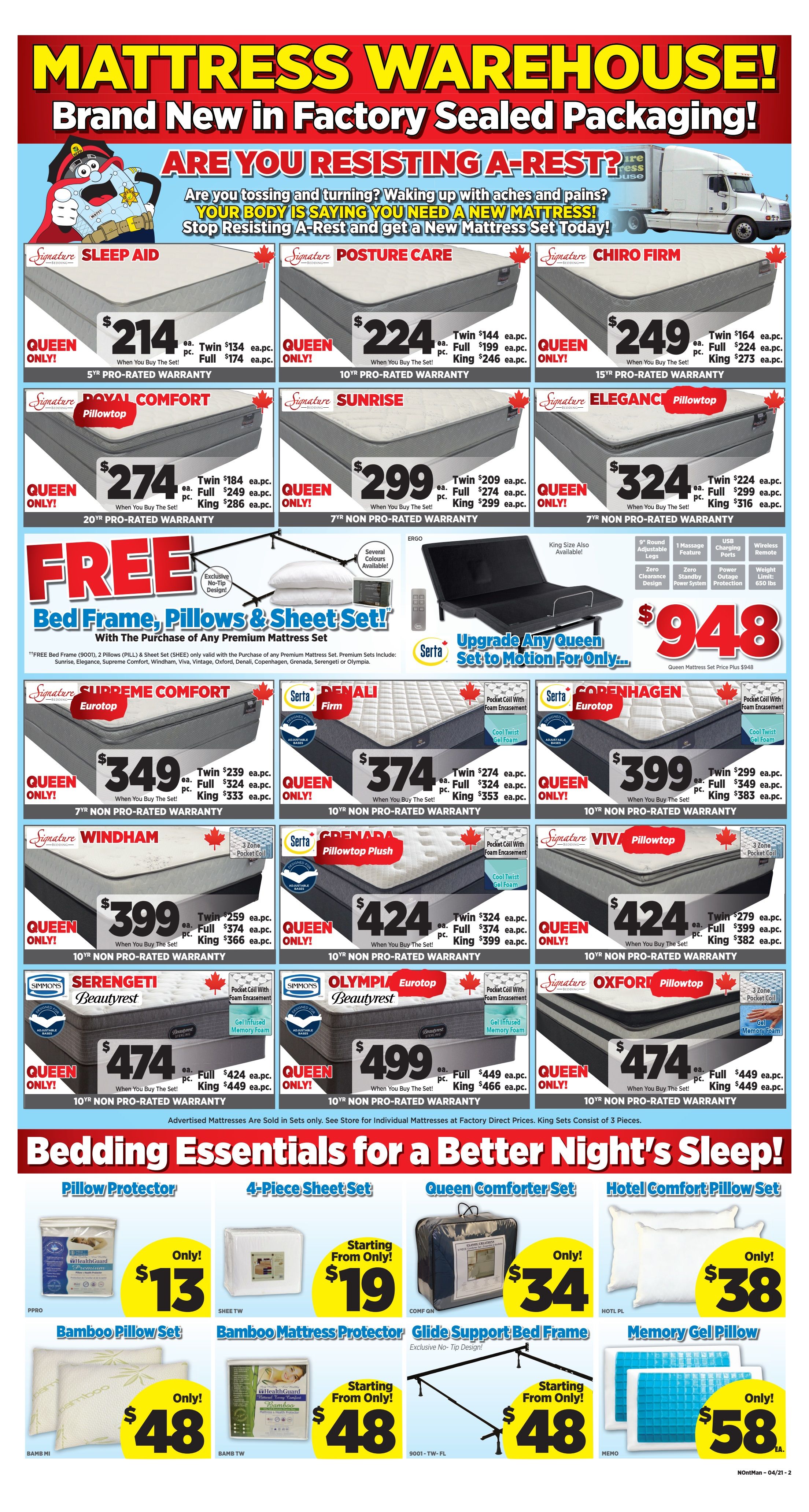 Surplus Furniture & Mattress Warehouse (Sudbury) Flyer June 11 to July 11