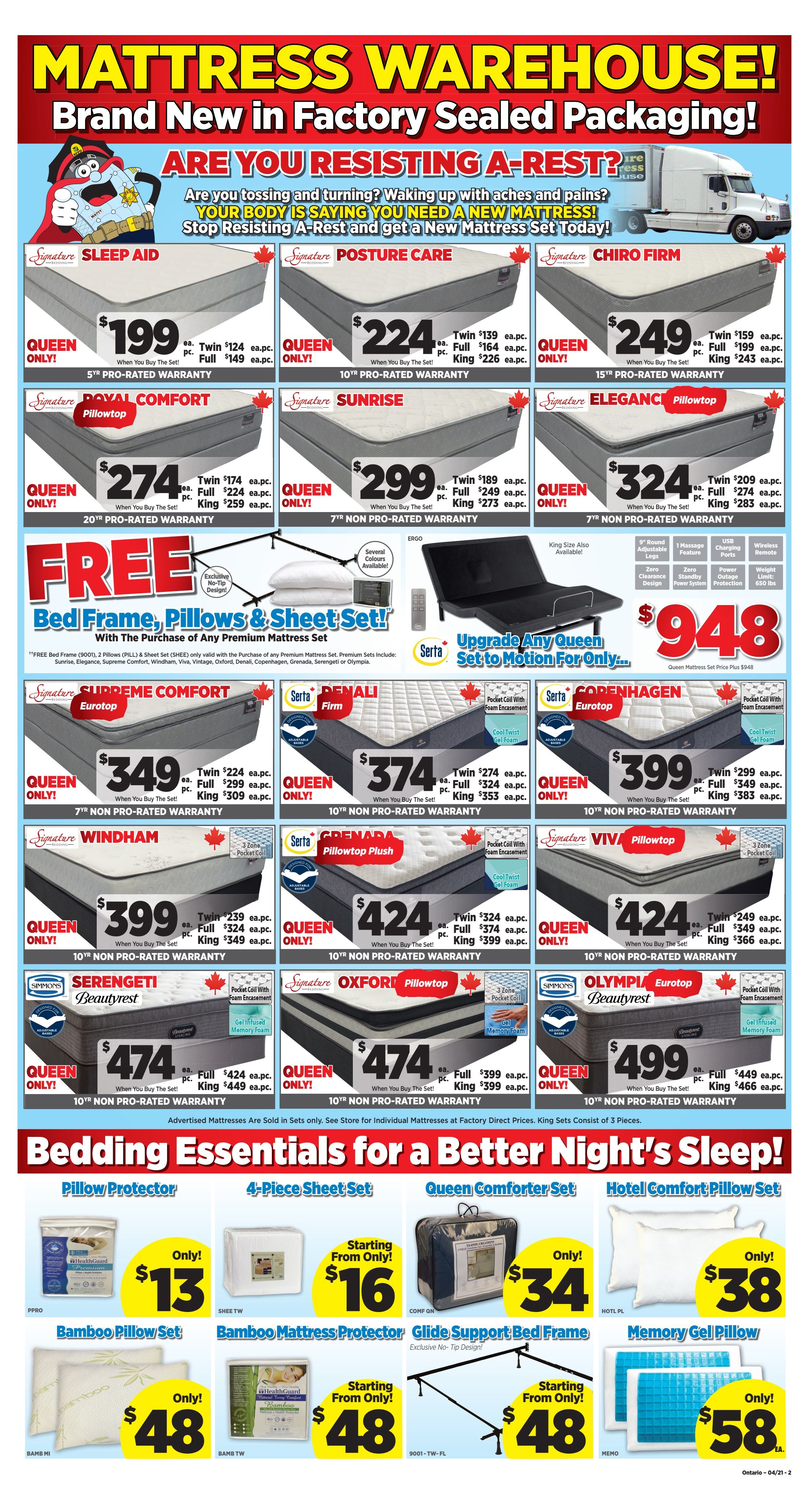 Surplus Furniture & Mattress Warehouse (London) Flyer June 11 to July 11