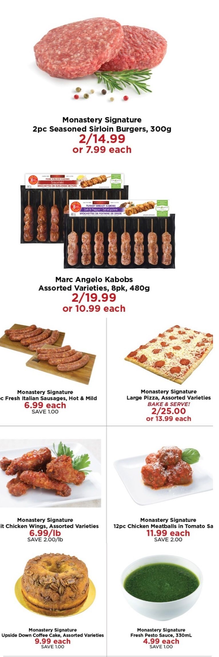 Monastery Bakery Flyer June 9 to 16