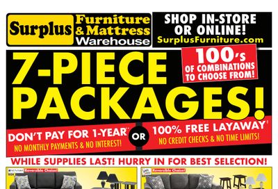 Surplus Furniture & Mattress Warehouse (Winnipeg) Flyer June 14 to 27