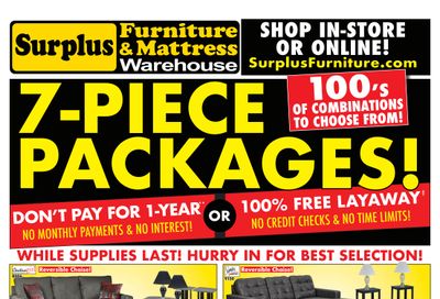 Surplus Furniture & Mattress Warehouse (Thunder Bay) Flyer June 14 to 27