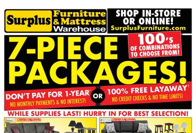 Surplus Furniture & Mattress Warehouse (Sudbury) Flyer June 14 to 27