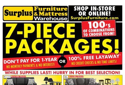 Surplus Furniture & Mattress Warehouse (Saskatoon) Flyer June 14 to 27