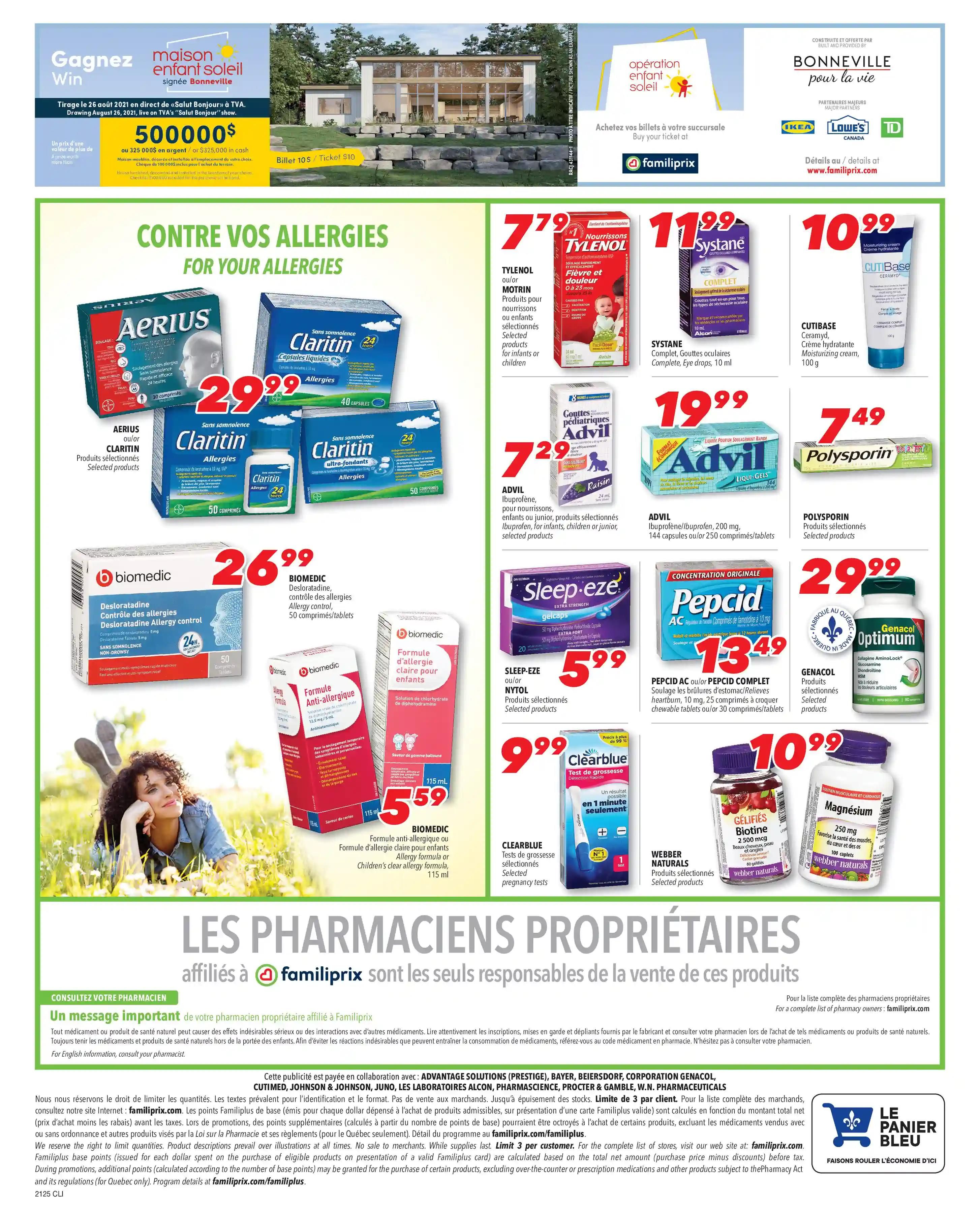 Familiprix Clinique Flyer June 17 to 23