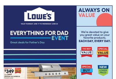 Lowe's Flyer June 17 to 23