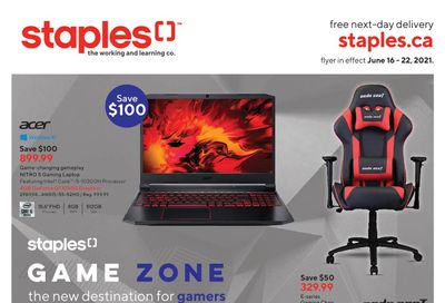 Staples Flyer June 16 to 22