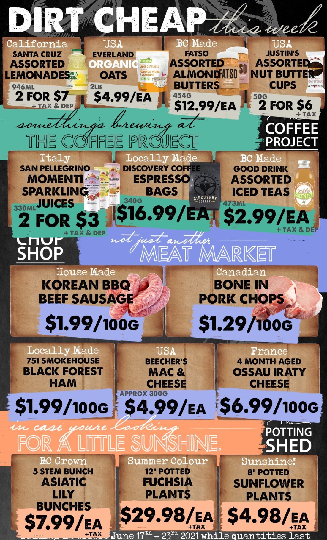 The Root Cellar Flyer June 17 to 23
