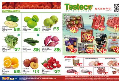 Tasteco Supermarket Flyer June 18 to 24