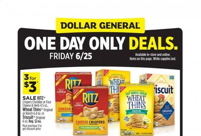Dollar General Weekly Ad Flyer June 25 to June 25