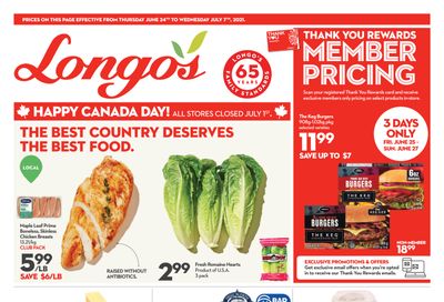 Longo's Flyer June 24 to July 7