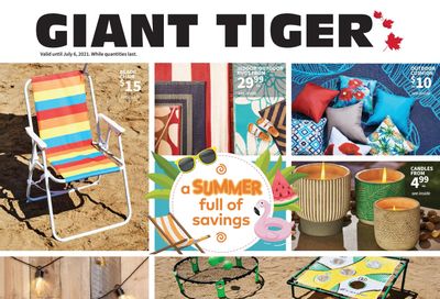 Giant Tiger A Summer Full of Savings Flyer June 23 to July 6