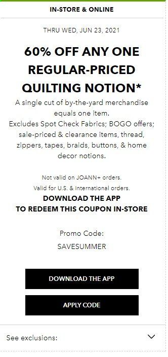 JOANN Weekly Ad Flyer June 23 to June 23