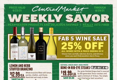 Central Market (TX) Weekly Ad Flyer June 23 to June 29