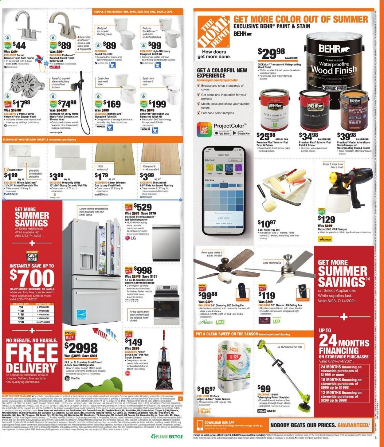 The Home Depot Weekly Ad Flyer June 24 to July 4