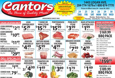 Cantor's Meats Flyer June 24 to 30