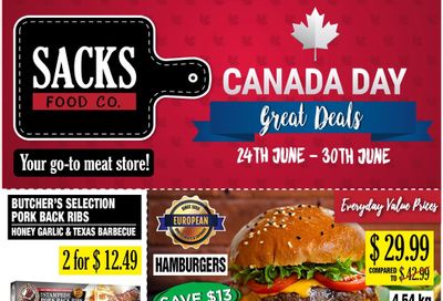 Sacks Food Co. Flyer June 24 to 30