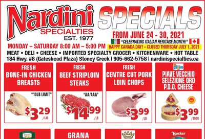 Nardini Specialties Flyer June 24 to 30