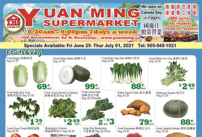 Yuan Ming Supermarket Flyer June 25 to July 1