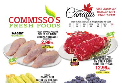 Commisso's Fresh Foods Flyer June 25 to July 1