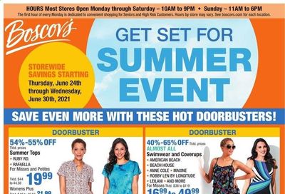 Boscov's (CT, DE, MD, NJ, NY, PA) Weekly Ad Flyer June 24 to June 30