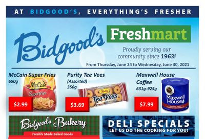 Bidgood's Flyer June 24 to 30