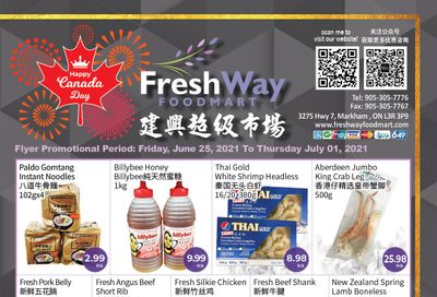 FreshWay Foodmart Flyer June 25 to July 1