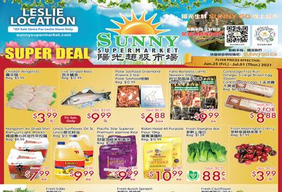 Sunny Supermarket (Leslie) Flyer June 25 to July 1