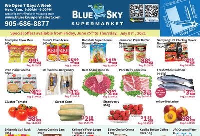 Blue Sky Supermarket (Pickering) Flyer June 25 to July 1