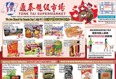 Tone Tai Supermarket Flyer June 25 to July 1