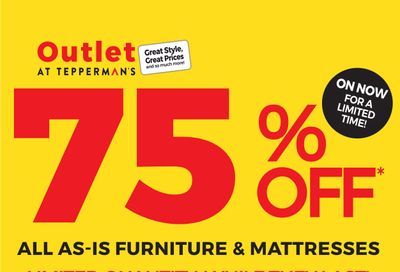 Outlet at Tepperman's Flyer June 25 to July 1