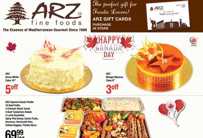 Arz Fine Foods Flyer June 25 to July 1
