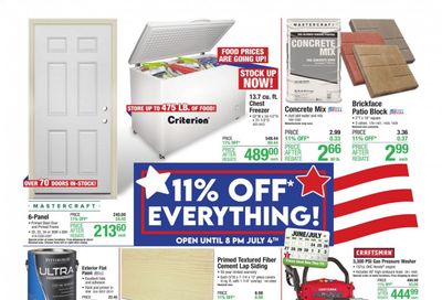 Menards Weekly Ad Flyer June 24 to July 4