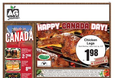 AG Foods Flyer June 27 to July 3