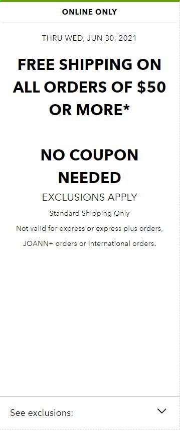 JOANN Weekly Ad Flyer June 27 to June 30