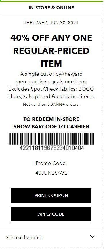 JOANN Weekly Ad Flyer June 27 to June 30