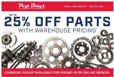 Pep Boys Weekly Ad Flyer June 27 to July 24