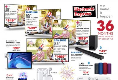 Electronic Express (AL, TN) Weekly Ad Flyer June 27 to July 3